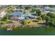 House with canal access and a large lot at 3295 Hibiscus Dr, Hernando Beach, FL 34607