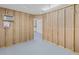 Unfinished basement space featuring exposed studs, providing potential for customized renovations and added living area at 3295 Hibiscus Dr, Hernando Beach, FL 34607