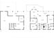 Two-story home floor plan with multiple rooms, decks and covered patios at 3295 Hibiscus Dr, Hernando Beach, FL 34607