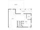 First floor plan showcasing a spacious layout with a large garage and covered patio at 3295 Hibiscus Dr, Hernando Beach, FL 34607