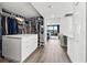 Large walk-in closet with island and lots of storage at 6260 Kipps Colony Ct # 204, Gulfport, FL 33707