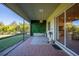Spacious screened patio with brick pavers and access to backyard at 12241 Perennial Pl, Bradenton, FL 34211