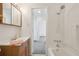 Bathroom with shower, bathtub and vanity at 1593 76Th N Ave, St Petersburg, FL 33702