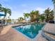 Inviting rectangular swimming pool with a spacious patio area at 231 21St Ave, St Pete Beach, FL 33706