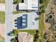 Top-down view of house and surrounding neighborhood at 4148 Rudder Way, New Port Richey, FL 34652