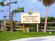 Sign for Honeymoon Island State Park in Florida at 4799 Klosterman Oaks Blvd, Palm Harbor, FL 34683