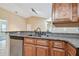 Kitchen with granite countertops and stainless steel appliances at 816 Cape Cod Cir, Valrico, FL 33594