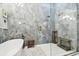 Spa-like bathroom with walk-in shower and modern finishes at 1903 Gulf Beach Blvd, Tarpon Springs, FL 34689