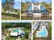 Bexley community collage showing the entrance sign, clubhouse, pool, and recreational facilities with lush landscaping at 3901 Tour Trce, Land O Lakes, FL 34638