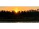 Nature scene featuring a sunrise over a tranquil body of water, filtered through a beautiful tree line, promoting peace at 3901 Tour Trce, Land O Lakes, FL 34638