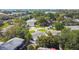 Expansive aerial view showcases the neighborhood and nearby amenities of this centrally located home at 4659 Helena Ne St, St Petersburg, FL 33703