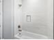 Clean bathroom with a shower/tub combo at 15136 Hennipen Cir, Port Charlotte, FL 33981