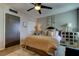 Spacious bedroom with a king-size bed and plenty of light at 400 64 Ave # 1207, St Pete Beach, FL 33706