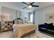 Bright bedroom with a comfortable bed and sitting area at 400 64 Ave # 1207, St Pete Beach, FL 33706