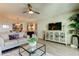 Bright living room showcasing comfortable seating and modern decor at 400 64 Ave # 1207, St Pete Beach, FL 33706