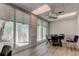 Modern meeting room with table and chairs near courtyard at 400 64 Ave # 1207, St Pete Beach, FL 33706