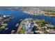 Waterfront community with homes and boats at 5210 Covesound Way, Apollo Beach, FL 33572