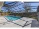 Inviting screened-in pool area at 7430 Buchanan Dr, Port Richey, FL 34668