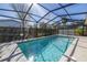 Refreshing screened pool perfect for relaxation at 7430 Buchanan Dr, Port Richey, FL 34668