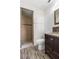 Bathroom with shower, toilet and vanity at 13250 Ridge Rd # 2-1, Largo, FL 33778