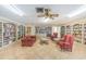 Community library with comfortable seating and many books at 5400 Lemon Tree N Ln, Pinellas Park, FL 33782