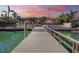 Private dock offering convenient water access at 5962 Leeland S St, St Petersburg, FL 33715