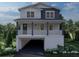 Two-story house with gray and white exterior, attached garage, and front porch at 840 61St Ne Ave, St Petersburg, FL 33703