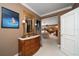 Bedroom features a large antique dresser and access to the Primary bedroom at 921 Osceola Rd, Belleair, FL 33756