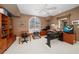 Bright home office features built-in shelving and ample workspace at 921 Osceola Rd, Belleair, FL 33756