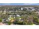 Aerial showing home's location in a residential neighborhood at 2358 Havana Dr, Clearwater, FL 33764