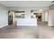 Open concept kitchen with stainless steel appliances and granite countertops at 2358 Havana Dr, Clearwater, FL 33764