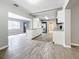 Large living area with tile floors and a fireplace at 2358 Havana Dr, Clearwater, FL 33764