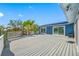 Expansive composite deck with solar panels and stunning water views at 596 Belle Point Dr, St Pete Beach, FL 33706