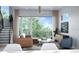 Open living area with balcony access and stylish furnishings at 6366 Central Ave # Sp1-4, St Petersburg, FL 33707