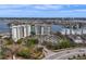 Aerial view showing condo building location and surrounding area at 9415 Blind Pass Rd # 905, St Pete Beach, FL 33706
