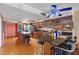 Spacious kitchen featuring granite counters and wood cabinets at 9415 Blind Pass Rd # 905, St Pete Beach, FL 33706