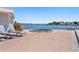 Relaxing waterfront pool and hot tub area at 9415 Blind Pass Rd # 905, St Pete Beach, FL 33706