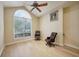 Spacious office with hardwood floors and large window at 3921 Mimosa Pl, Palm Harbor, FL 34685