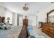 Primary bedroom with ensuite bathroom and walk-in closet at 5592 Fairway Dr, Ridge Manor, FL 33523