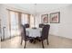 Charming dining room with a round table and four chairs at 5592 Fairway Dr, Ridge Manor, FL 33523