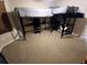 Bedroom with built-in bunk beds and workspace at 2302 Maki Rd # 5, Plant City, FL 33563