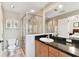 Clean bathroom with walk-in shower and modern vanity at 102 S Moody Ave # 3, Tampa, FL 33609