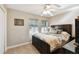 Cozy bedroom with a double bed and ceiling fan at 102 S Moody Ave # 3, Tampa, FL 33609