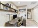 Bright home office with a desk and built-in shelving at 102 S Moody Ave # 3, Tampa, FL 33609