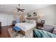 Spacious main bedroom with a king-size bed and ample closet space at 1688 Watermark Ne Cir # 1688, St Petersburg, FL 33702