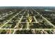Aerial view showing home location in a residential area at 174 Green Oak Park, Rotonda West, FL 33947