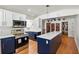 Open concept kitchen featuring a large island and modern finishes at 5021 24Th S Ave, Gulfport, FL 33707