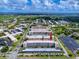 Aerial view of condo building in community at 5501 80Th N St # 214, St Petersburg, FL 33709