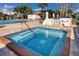Community hot tub and pool area at 5501 80Th N St # 214, St Petersburg, FL 33709