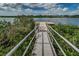 Steps leading down to a fishing dock at 1922 Sheffield Ct, Oldsmar, FL 34677